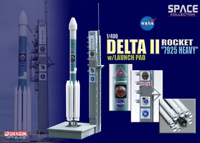 Космический аппарат DELTA II ROCKET "7295 HEAVY" w/LAUNCH PAD