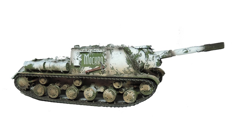 ИСУ-152 "Зверобой", зима 1945 г, Польша